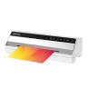 Fellowes Saturn A4 Hot Laminator Silver Black Laminating Width 320mm 250μm 1.7kg 1min Warm-up 5724901