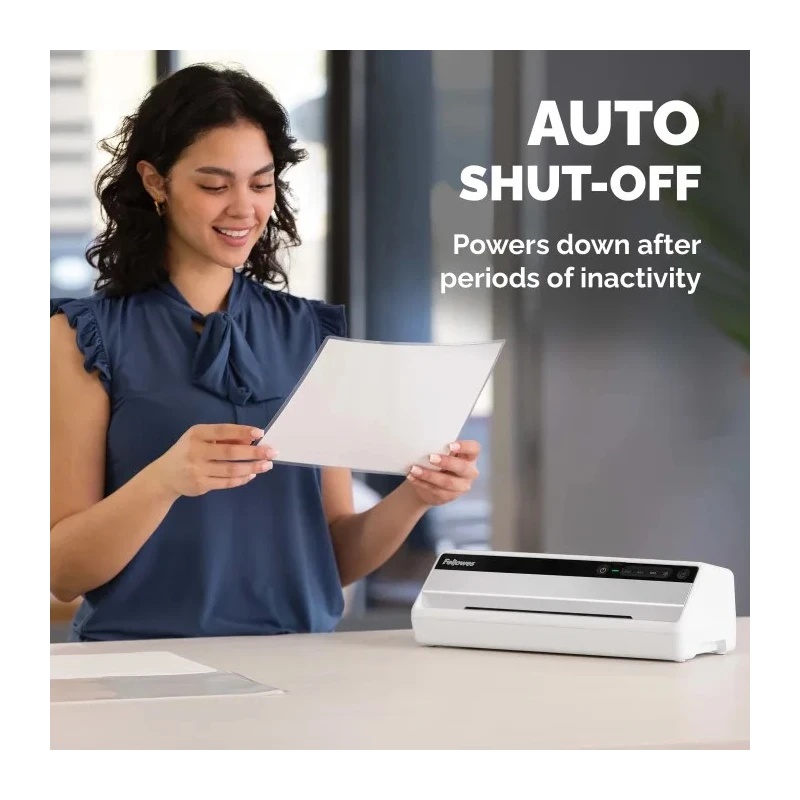 Fellowes Saturn A4 Hot Laminator Silver Black Laminating Width 320mm 250μm 1.7kg 1min Warm-up 5724901