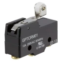 ZF Short Roller Lever Micro Switch, Screw Terminal, 15A, 250 V AC, SPDT GPTCRM01