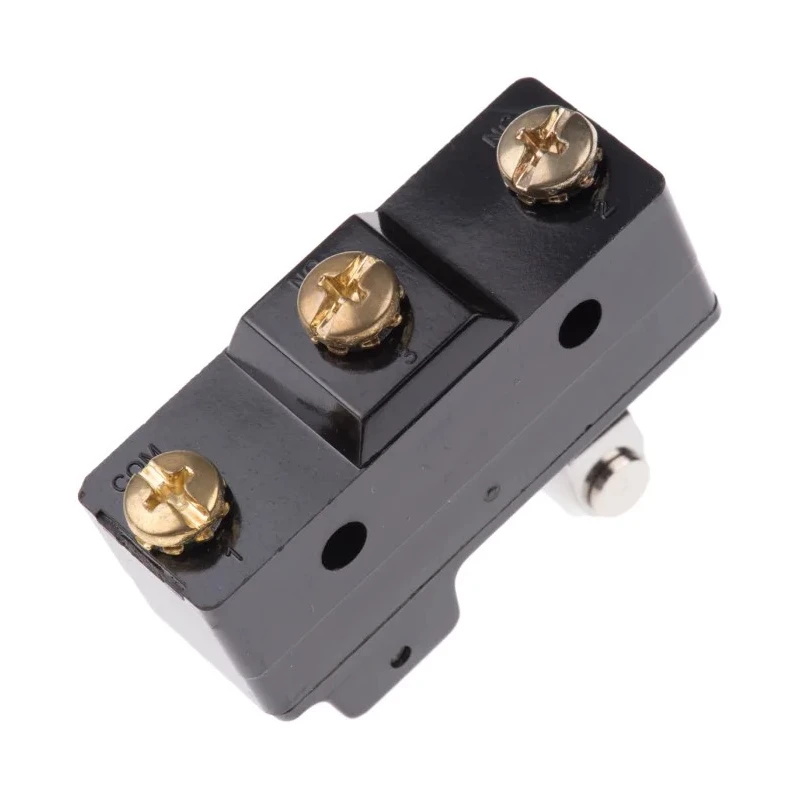 ZF Short Roller Lever Micro Switch, Screw Terminal, 15A, 250 V AC, SPDT GPTCRM01