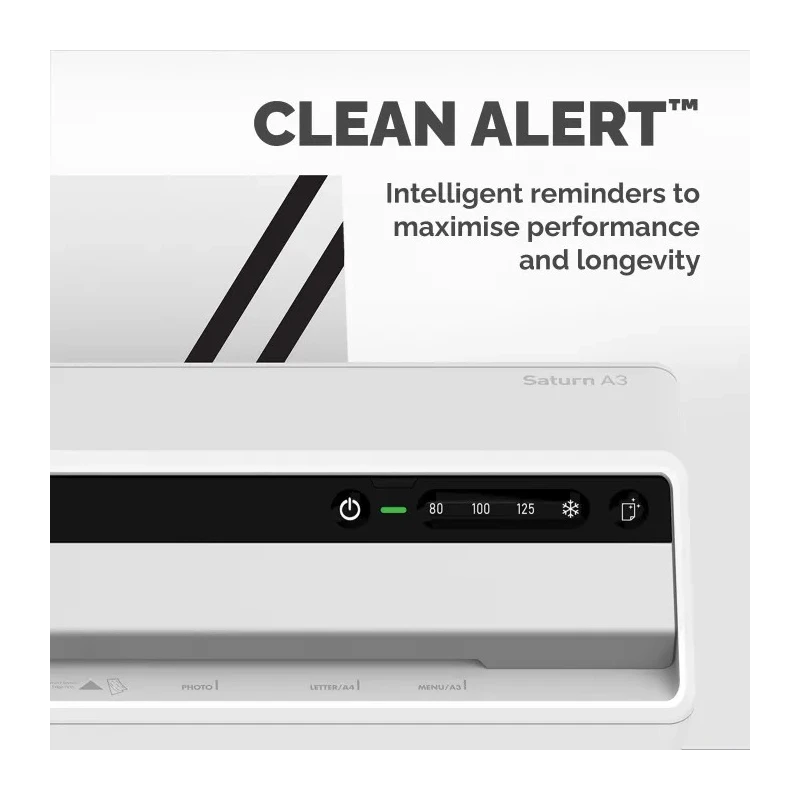 Fellowes Saturn A3 Hot Laminator with InstaHeat Technology, 320mm Width, 250μm Thickness, 30cm/min Speed 5736101