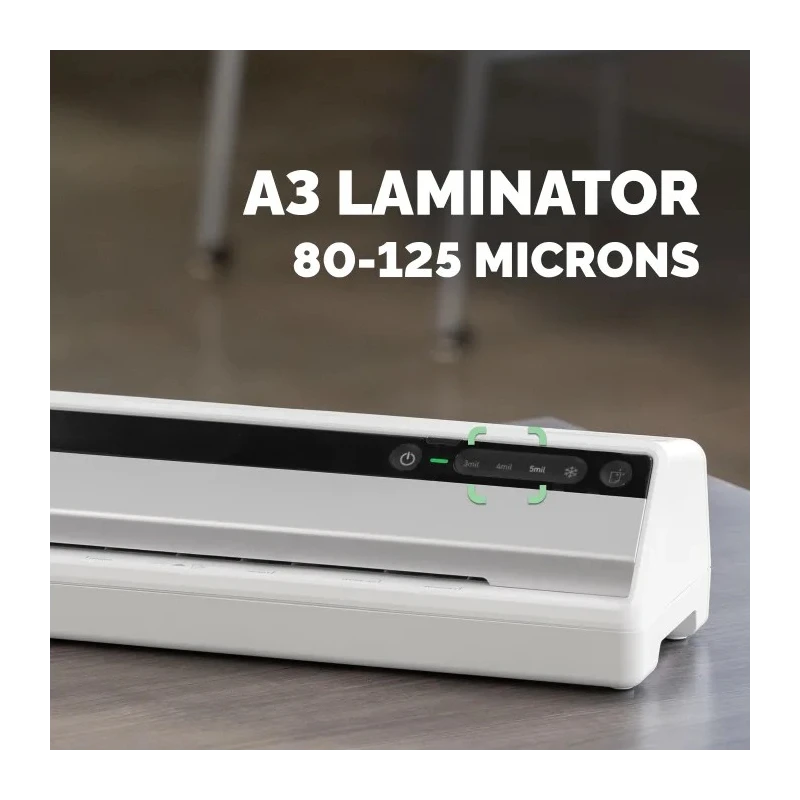 Fellowes Saturn A3 Hot Laminator with InstaHeat Technology, 320mm Width, 250μm Thickness, 30cm/min Speed 5736101