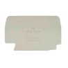 Wieland TWFN Series Grey Partition Plate for Use with DIN Rail Terminal Blocks WKFN 2,5 07.312.6855.0