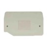 Wieland TW 6/10 Series Partition Plate for Use with DIN Rail Terminal Blocks Type WTP 6/10 07.313.4255.0