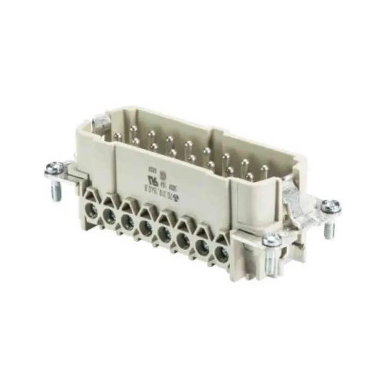 Wieland Male Insert Panel Mount Screw Connector 16 Way 16A 500V BAS STS 70.310.1640.0