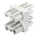 Wieland Heavy Duty Power Connector Surface Mount Press Fit 3 Way Female 20A 250V AC 92.030.6953.0