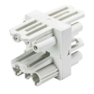 Wieland Heavy Duty Power Connector Surface Mount Press Fit 3 Way Female 20A 250V AC 92.030.6953.0