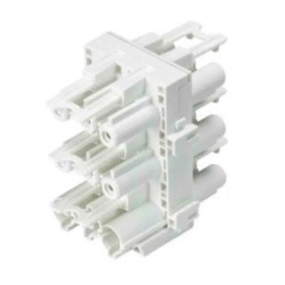 Wieland Heavy Duty Power Connector Surface Mount Press Fit 3 Way 20A GST18i3 Female 250V AC 92.030.0953.0