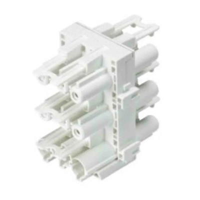 Wieland Heavy Duty Power Connector Surface Mount Press Fit 3 Way 20A GST18i3 Female 250V AC 92.030.0953.0
