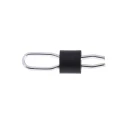 Keystone 1.6 mm Black Insulated Terminal Post Nylon Phosphor Bronze Body UL Standard 5011