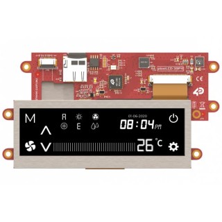 4D Systems pixxiLCD-39P4 LCD Colour Display 99.06 mm Diagonal, 480 x 128 Pixel, SPI Interface pixxiLCD-39P4
