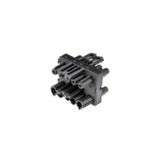 Wieland Heavy Duty Power Connector Surface Press Fit 5 Way 20A GST18i5 Female 250V AC 400V AC 92.050.6953.1