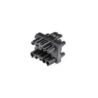 Wieland Heavy Duty Power Connector Surface Press Fit 5 Way 20A GST18i5 Female 250V AC 400V AC 92.050.6953.1