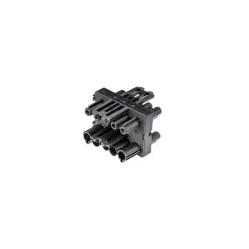 Wieland Heavy Duty Power Connector Surface Press Fit 5 Way 20A GST18i5 Female 250V AC 400V AC 92.050.6953.1