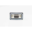 Norcomp D-Sub 7 Way Vertical 2.77 mm Pitch Surface Mount Female PCB Connector with 4-40 Screw CDFV7W2213L251