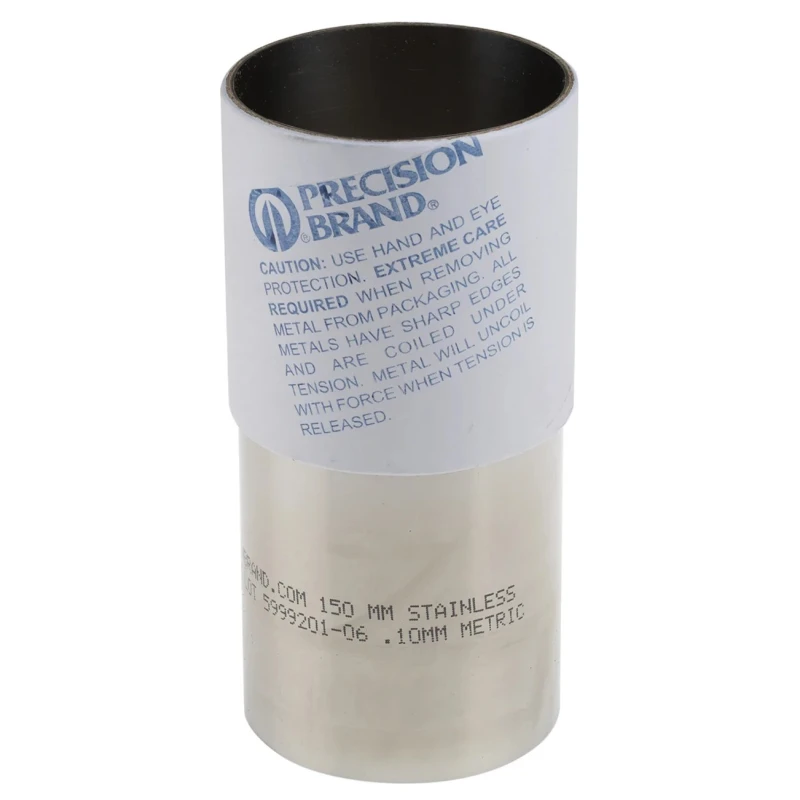 RS PRO Stainless Steel Shim 1.25 m x 150 mm x 0.1 mm 518-801