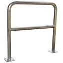 RS PRO Grey Safety Barrier Galvanised Steel Safety Railing 1m x 1m x 1m 40mm Diameter Base 150mm 204-1781