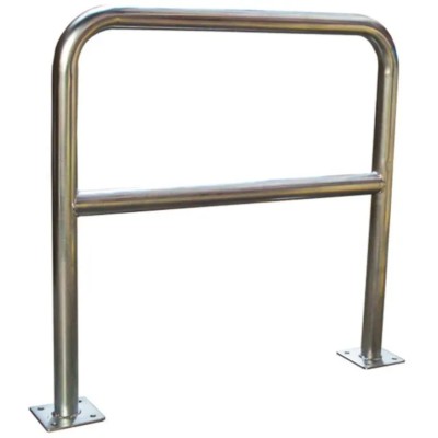 RS PRO Grey Safety Barrier Galvanised Steel Safety Railing 1m x 1m x 1m 40mm Diameter Base 150mm 204-1781