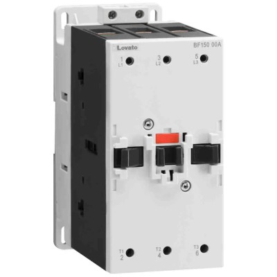 Lovato Electric Contactor 24V AC Coil, 3-Pole, 150 A, 75 kW Power Rating, 3 NO, 690V BF15000A024