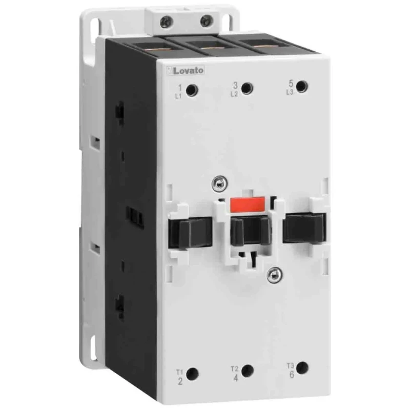 Lovato Electric Motor Control Contactor, 3-Pole, 95 A, 55 kW, 20-48 V AC/DC Coil BF9500E024