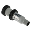 RS PRO Retroreflective Barrel Photoelectric Sensor 3 m Detection Range, NPN NO/NC Output, M18 Thread, IP67 IP Rating IP67