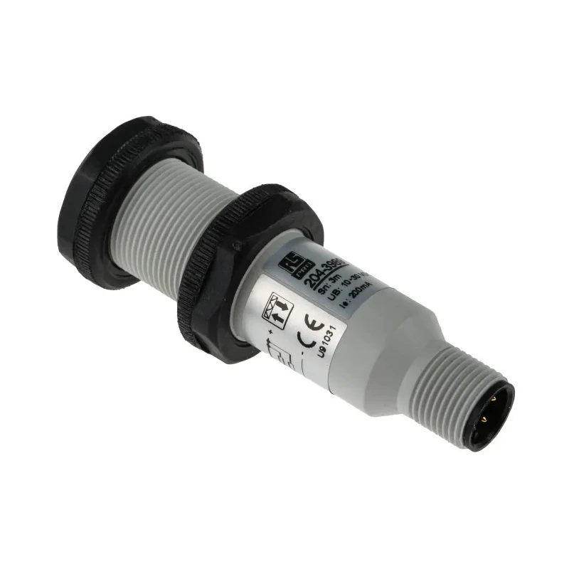 RS PRO Retroreflective Barrel Photoelectric Sensor 3 m Detection Range, NPN NO/NC Output, M18 Thread, IP67 IP Rating IP67