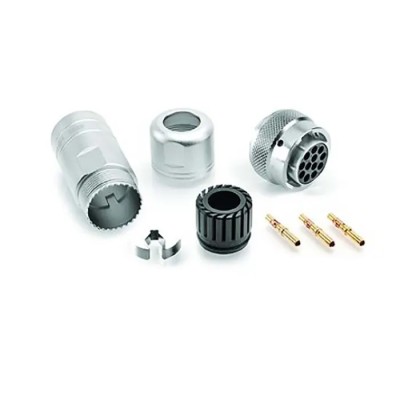Amphenol Industrial Circular Connector 8 Contacts Cable Standard Socket Female IP67 Ecomate RM Series RT06128SNH-K