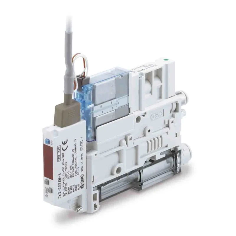 SMC Vacuum Generator for Use with ZK2 Series Vacuum Ejectors 24 VDC 59 dB Noise Level ZK2A07K5HLA-08