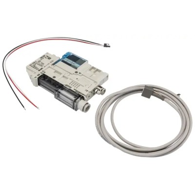 SMC Vacuum Generator for Use With ZK2 Series Vacuum Ejectors ZK2A12K5CLA-08, Pneumatic, 12-24V DC