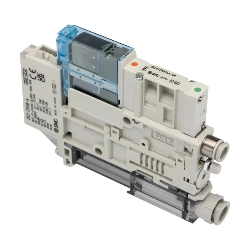 SMC Vacuum Generator for Use With ZK2 Series Vacuum Ejectors ZK2A12K5CLA-08, Pneumatic, 12-24V DC