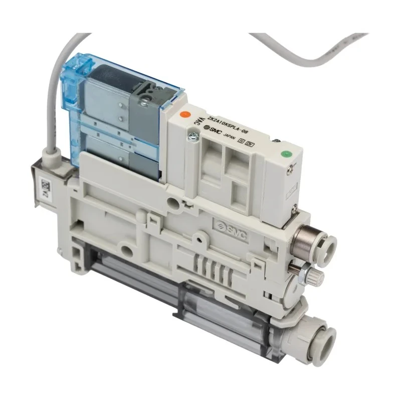SMC Compact Vacuum Generator for Use With ZK2 Series Vacuum Ejectors, Pneumatic Unit, Analogue Pressure ZK2A10K5PLA-08