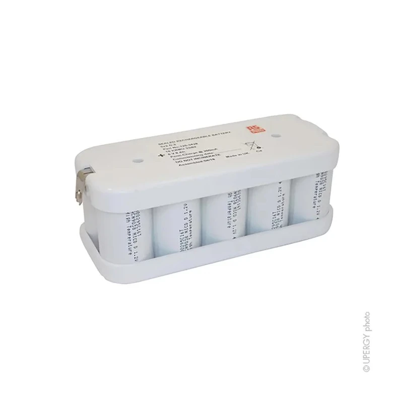RS PRO 6 V NiCd Rechargeable D Battery Pack 8 Ah 10 Cells Emergency Lighting Battery 204-2745