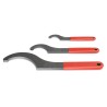 SKF 20 mm Hook Spanner 100mm Durable Soft Plastic Handle, Medium Carbon Steel, Phosphated Coated HN 0