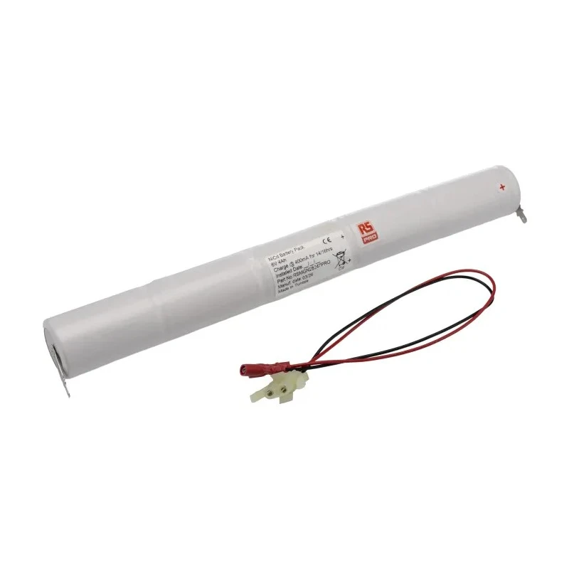 RS PRO Rechargeable 6 V NiCd D Battery Pack 4 Ah with AMP Connector 204-2753