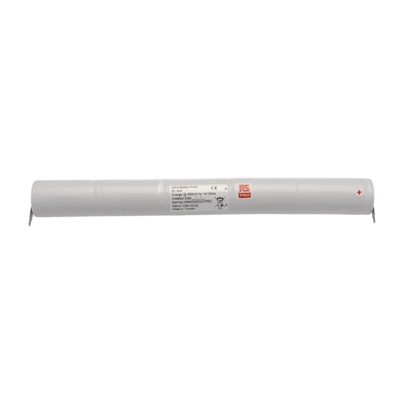 RS PRO Rechargeable 6 V NiCd D Battery Pack 4 Ah with AMP Connector 204-2753
