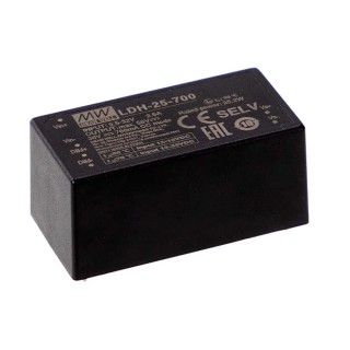 MEAN WELL 5 Output LED Driver Through Hole Mount 84V 25W 250mA PWM Constant Current LDH-25-250