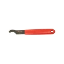 SKF 22 mm Hook Spanner with 100 mm Overall Length, Phosphated Coated Medium Carbon Steel, Durable Soft Plastic Handle HN 1
