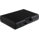 RS PRO Plastic Transit Case Polypropylene Material Smooth Finish Black 435 mm 90 mm 308 mm 519-144