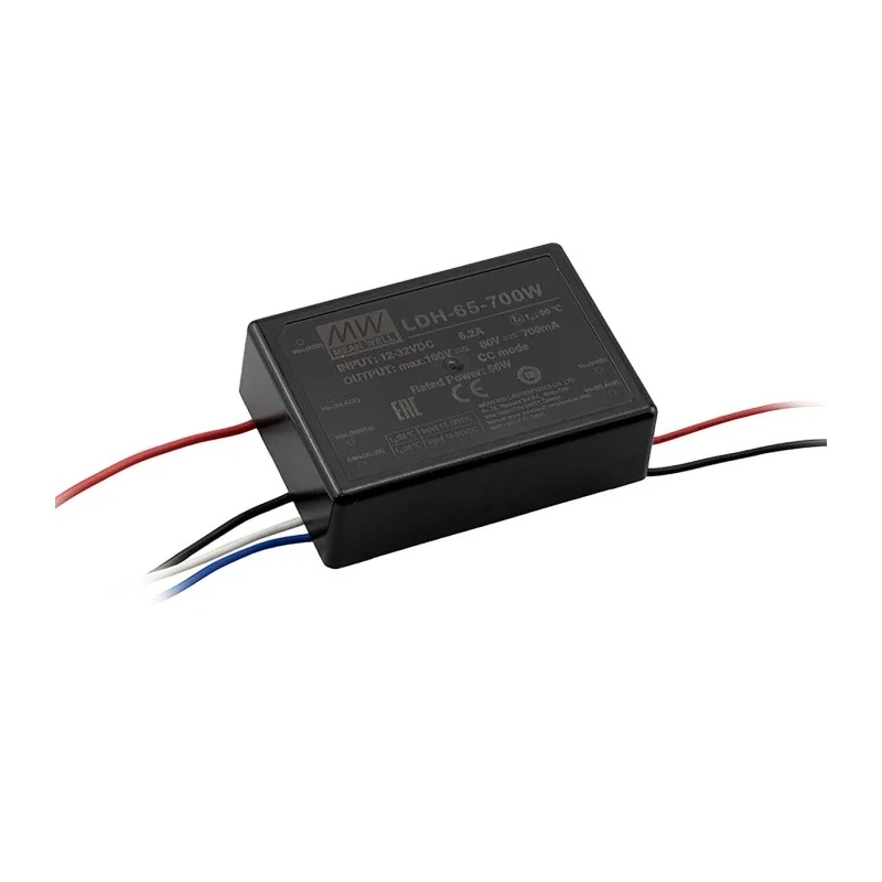 MEAN WELL 5 Output LED Driver 80V 65W 1400mA PWM DC-DC Constant Current LDH-65-1400W