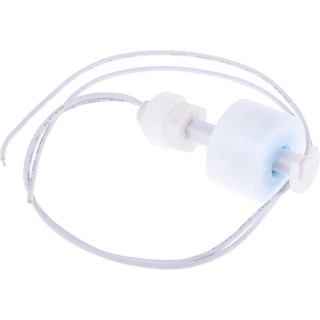 RS PRO Vertical Silicone Float Switch, 300 mm Cable, Direct Load, 140 V AC Max, 200 V DC Max, 1.2 A, Polypropylene 519-236