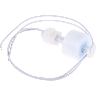 RS PRO Vertical Silicone Float Switch, 300 mm Cable, Direct Load, 140 V AC Max, 200 V DC Max, 1.2 A, Polypropylene 519-236