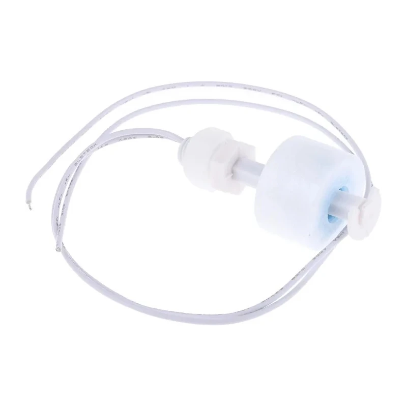 RS PRO Vertical Silicone Float Switch, 300 mm Cable, Direct Load, 140 V AC Max, 200 V DC Max, 1.2 A, Polypropylene 519-236
