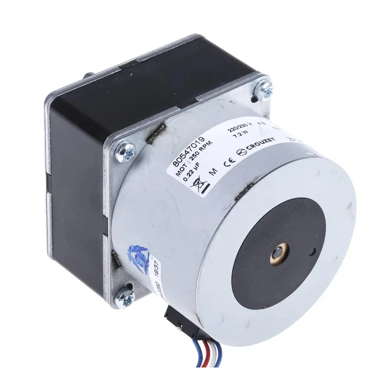 Crouzet 80 547 Reversible Synchronous AC Geared Motor, 7.2 W, 230-240 V, 2 RPM, 5 Nm Torque 80547019