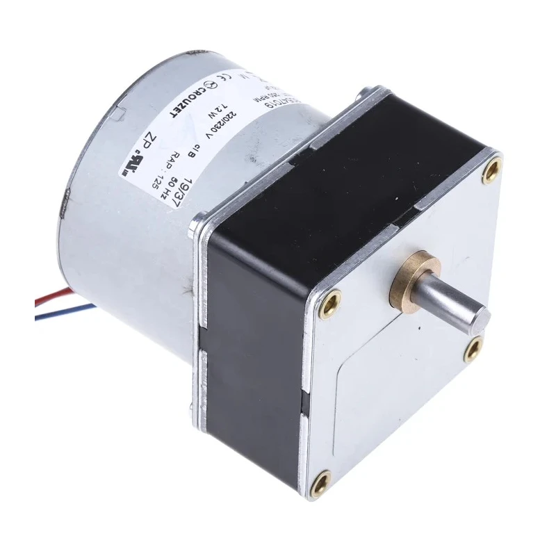 Crouzet 80 547 Reversible Synchronous AC Geared Motor, 7.2 W, 230-240 V, 2 RPM, 5 Nm Torque 80547019