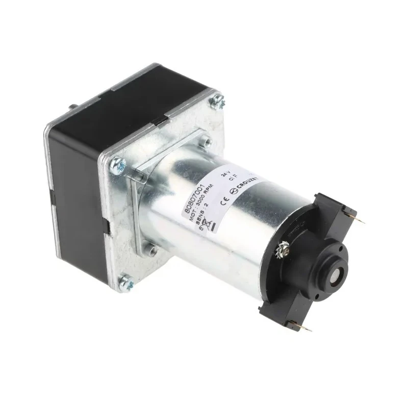 Crouzet Brushed Geared DC Motor, 15.6 W, 24V DC, 5 Nm, 21 rpm, 8 mm Shaft Diameter 80807001
