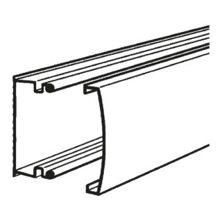 Planet-Wattohm Mini Cable Trunking White Polyvinyl Chloride W22mm x D12mm x L2.1m Keva W22mm