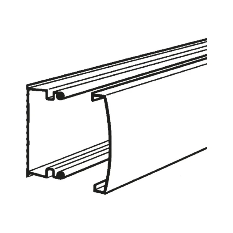 Planet-Wattohm Mini Cable Trunking White Polyvinyl Chloride W22mm x D12mm x L2.1m Keva W22mm