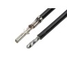 Molex Micro-Fit Female Connector Crimp Wire Unterminated 0.75mm² 75mm Black 214761-1221