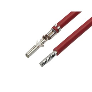 Molex Micro-Fit Female Connector Crimp Wire Unterminated 150 mm Red 214761-2222
