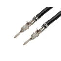 Molex Micro-Fit 3.0 Crimp Wire 0.75mm² Cable, 300 mm Length, Black Jacket 214762-1224